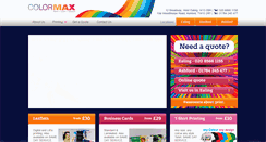 Desktop Screenshot of colormaxuk.com